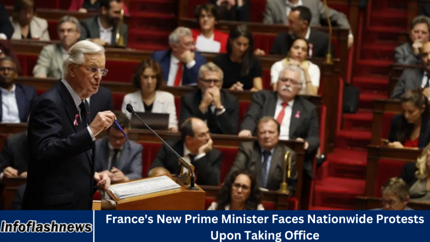 France's New Prime Minister Faces Nationwide Protests Upon Taking Office